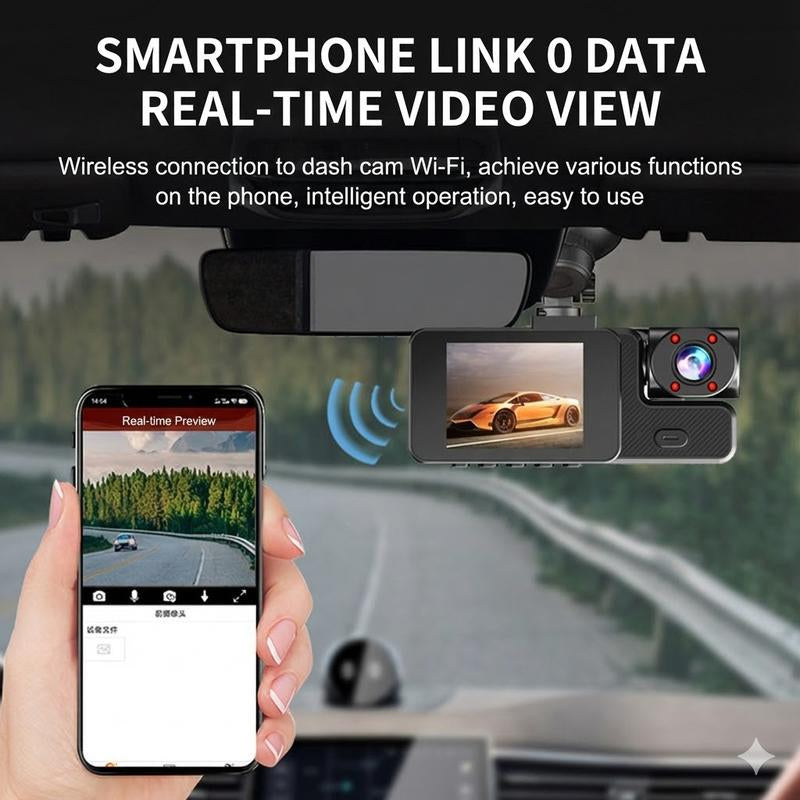 4K Full HD Dual Camera Dash Cam