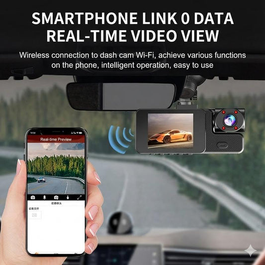 4K Full HD Dual Camera Dash Cam