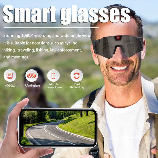 Sports Camera Sunglasses with 64GB