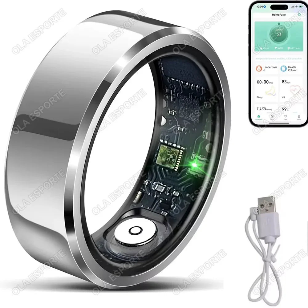 Waterproof Smart Ring Health Tracker